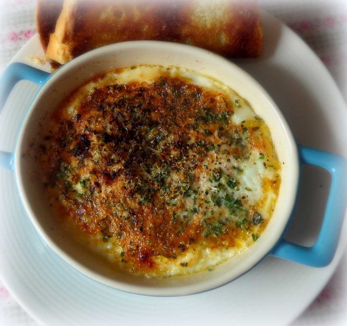 Herb and Egg Gratins . . . simply indulgent Cooking and Recipes